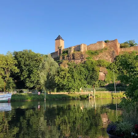 Saale Mit Burgblick Halle (Saale)
