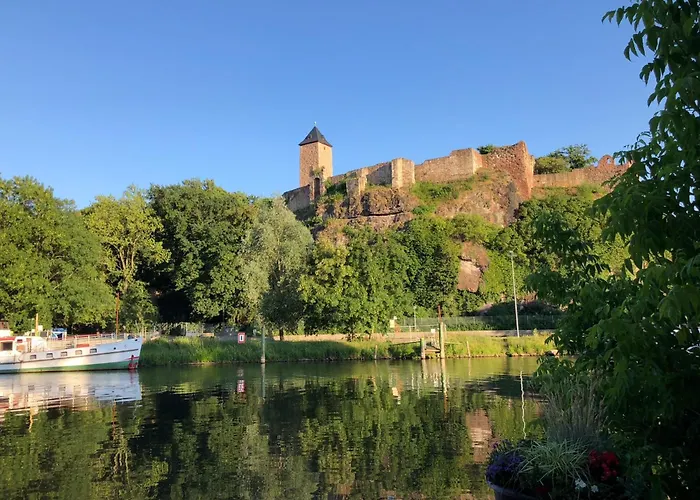 Saale Mit Burgblick Halle (Saale)